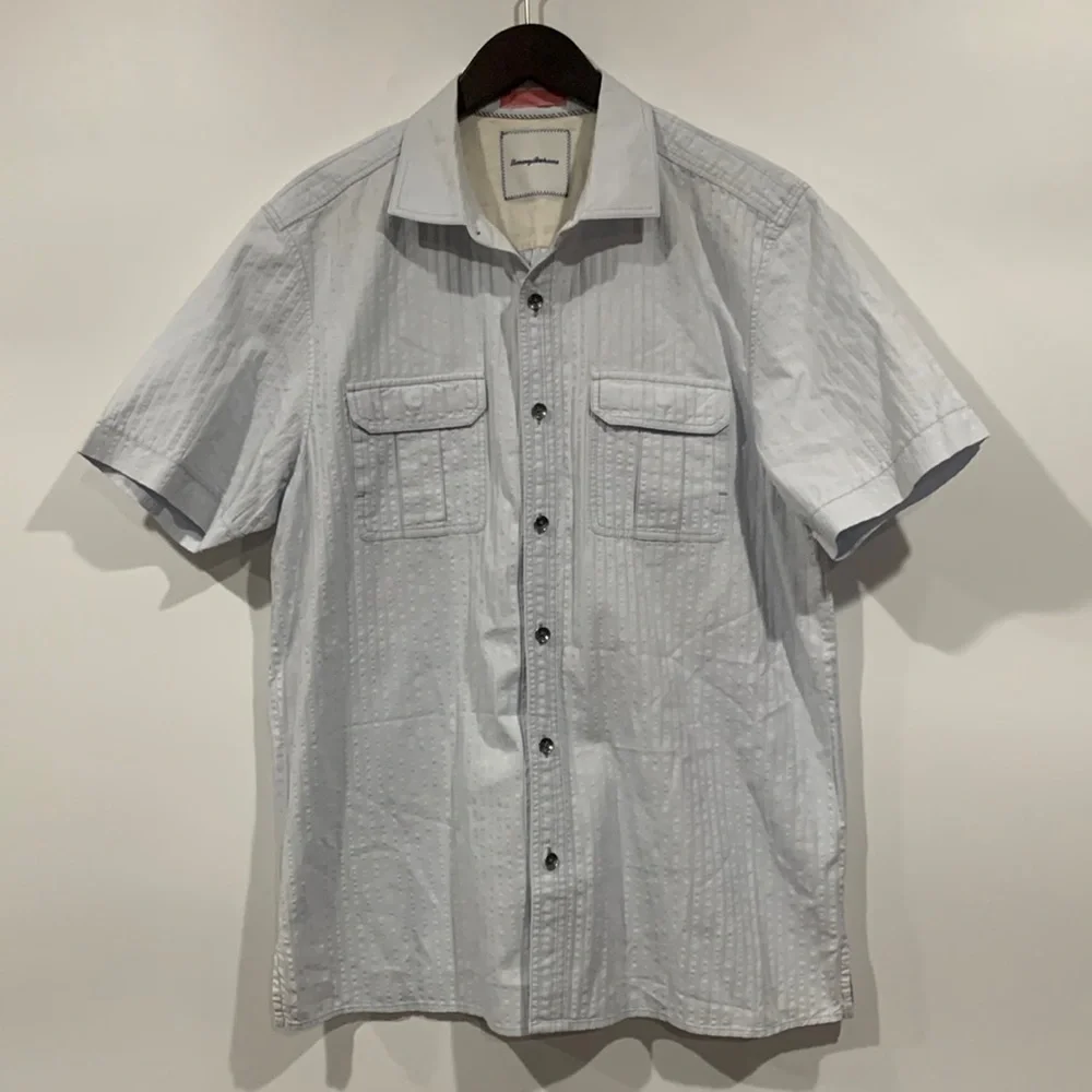 A3️⃣ Tommy Bahama Casual Button Down Shirt Lg - Picture 1 of 9